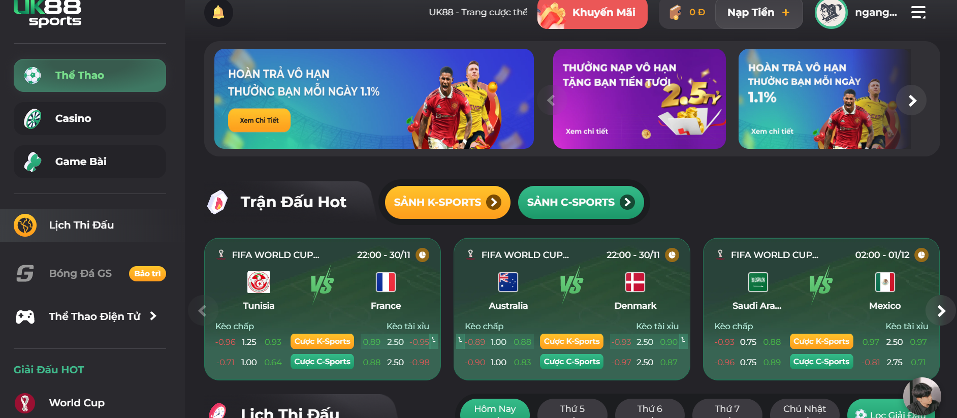 UK88 trở thành nhà cái uy tín trong mùa World Cup năm nay