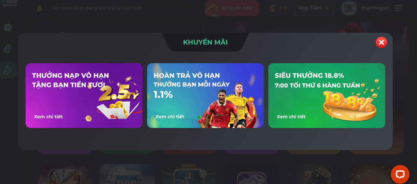 Nhiều khuyến mãi khủng cho người chơi tham gia Casino tại nhà cái