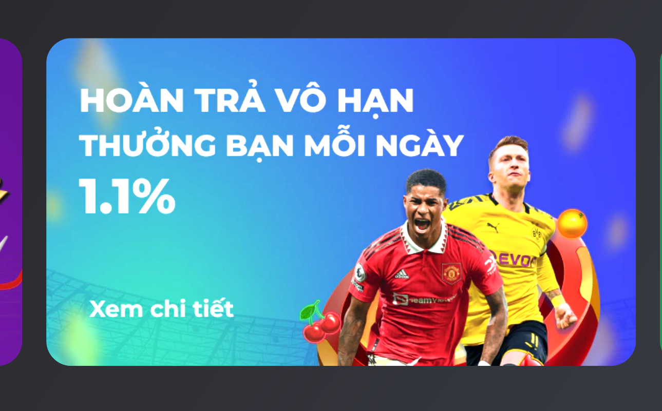 Hoàn trả vô hạn với nhiều ưu đãi khủng