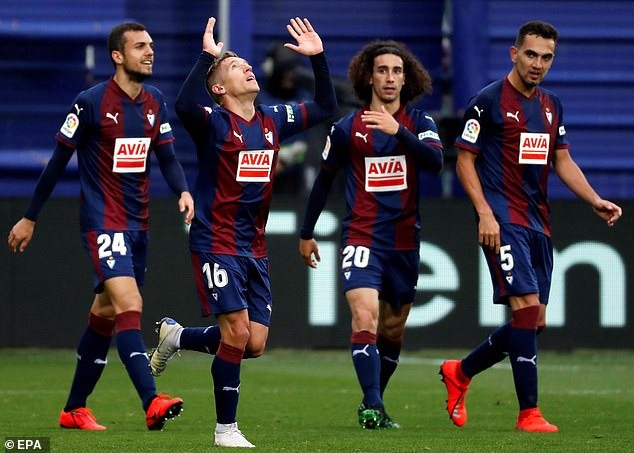 Đội tuyển Eibar với phong độ thi đấu cực ổn định
