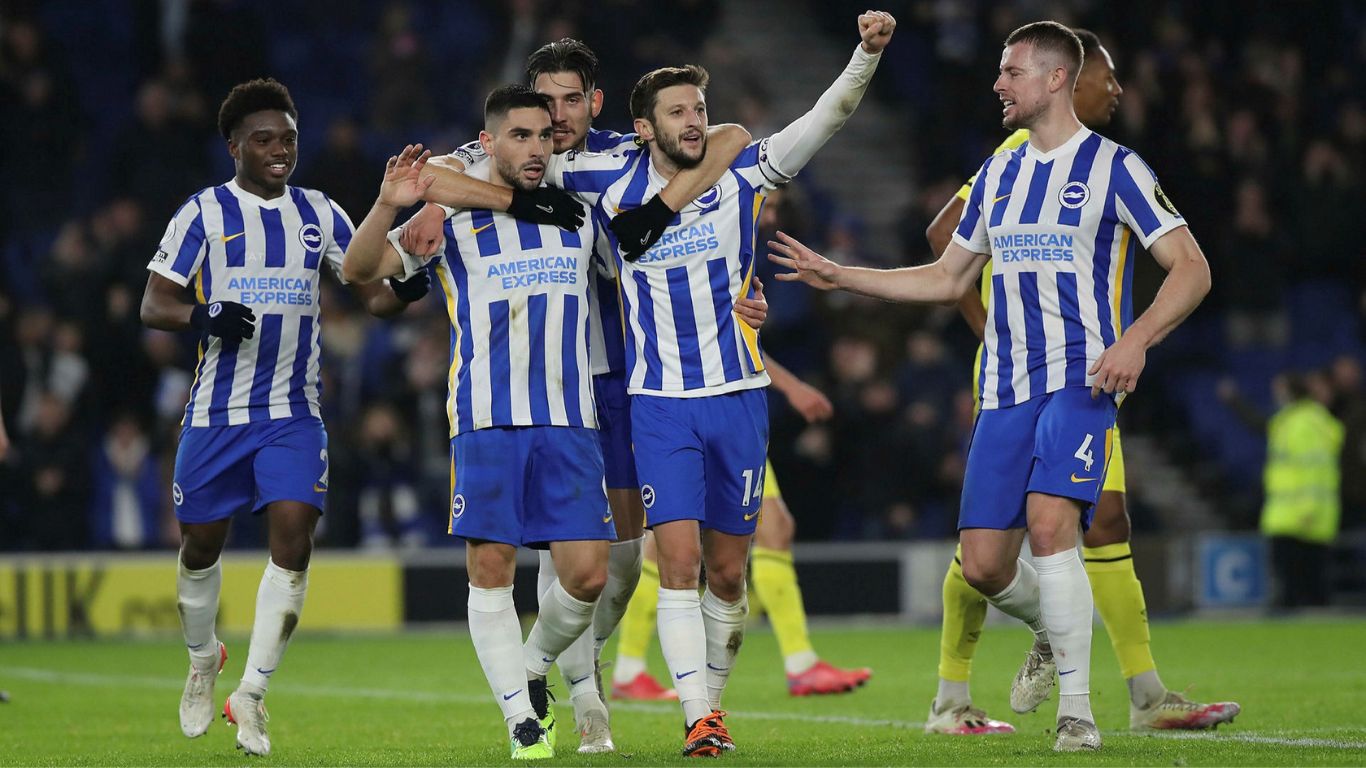 Đội tuyển Brighton với quyết tâm chiến thắng cao