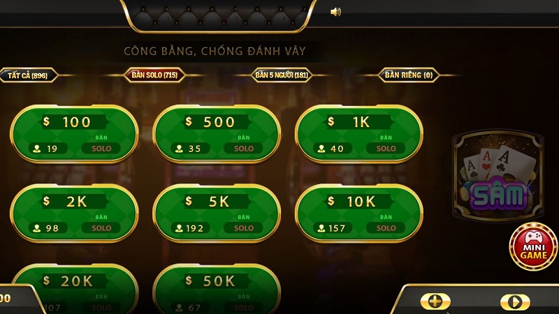 Game bài sâm lốc tại nhà cái UK88