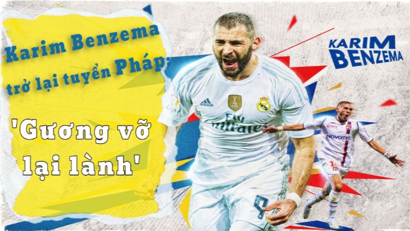 Benzema đạt được nhiều thành tích cao trong sự nghiệp bóng đá