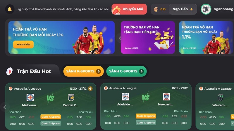 Nhà cái luôn là cái tên được nhắc đến nhiều trong các bảng xếp hạng nhà cái uy tín