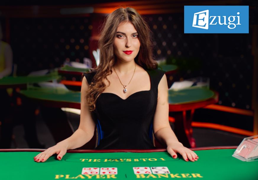 Tham gia đánh bài casino tại sảnh Ezugi UK88 vip