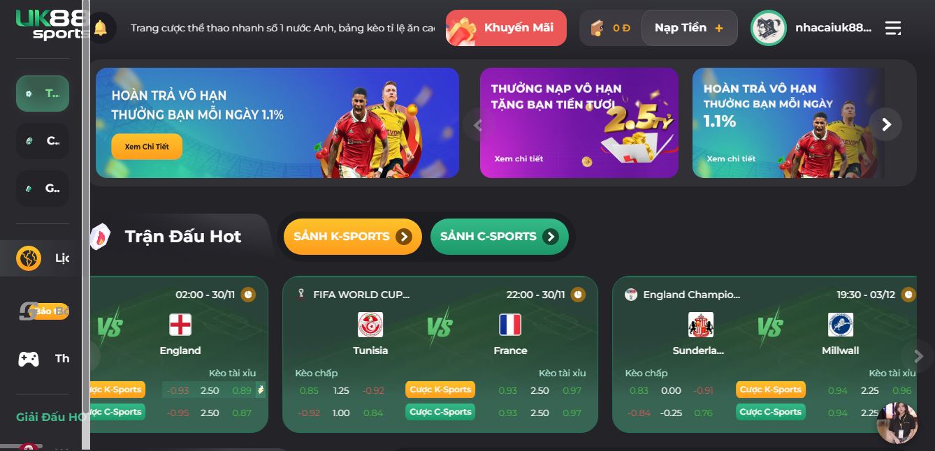 Nhà cái UK88 VIP được đánh giá cao bởi uy tín và chất lượng hàng đầu