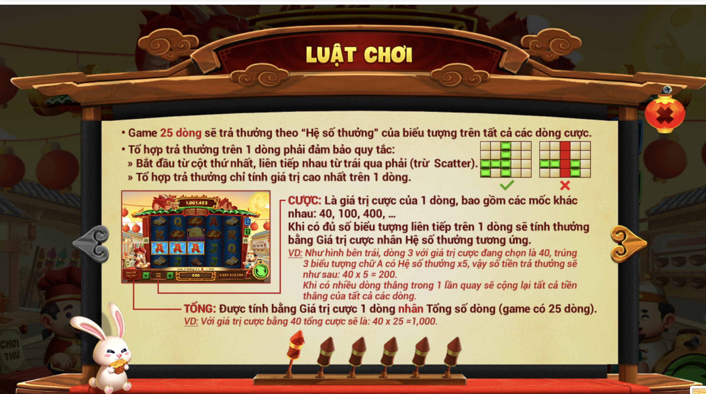 Luật chơi Phá Cỗ Đèn Rồng đơn giản