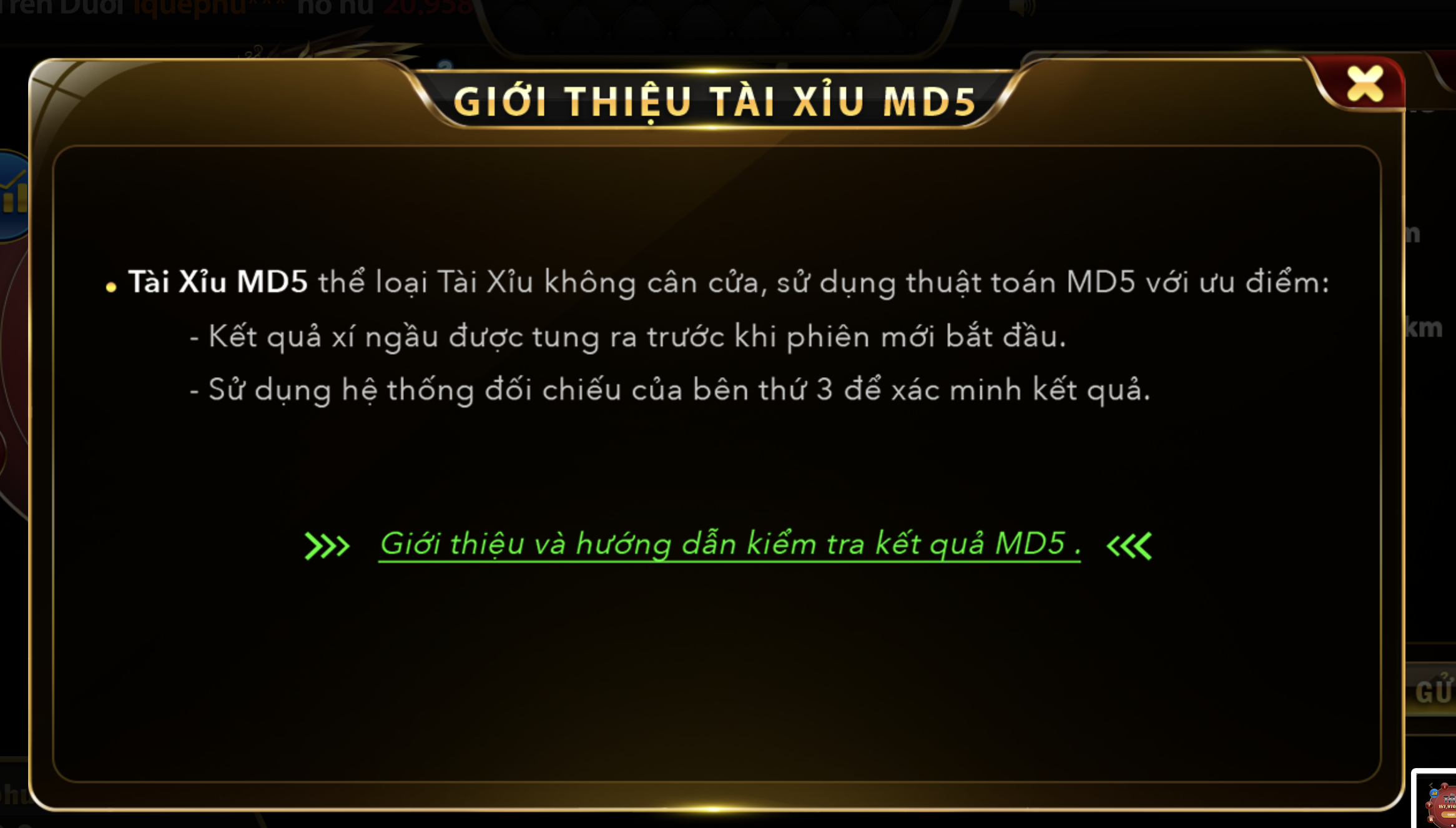 Cách chơi Tài xỉu MD5 đơn giản