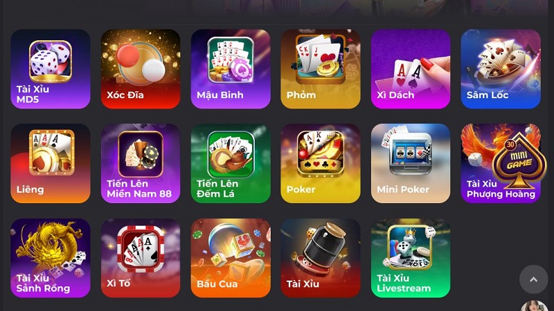 Các trò chơi game bài hấp dẫn từ địa chỉ UK88