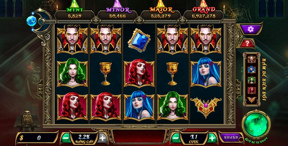 Giao diện tựa game slot Bá tước quyền năng UK88bet