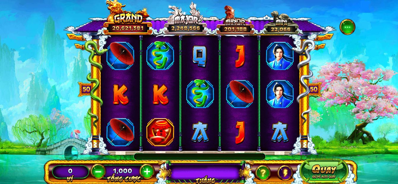 Giao diện game Thanh xà bạch xà tại nhà cái UK88bet