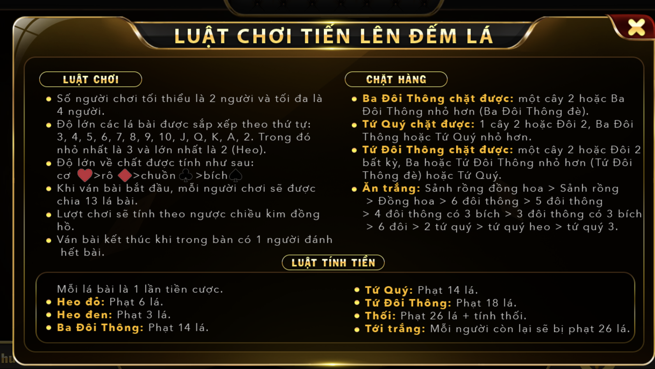 Game tiến lên đếm lá được khá nhiều người yêu thích